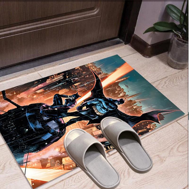 Batman Pattern Rug, Indoor/Outdoor Mat, for Picnic, Gameroom, Bedroom, Office, Living Room, Home Decor Carpet, Birthday Gift