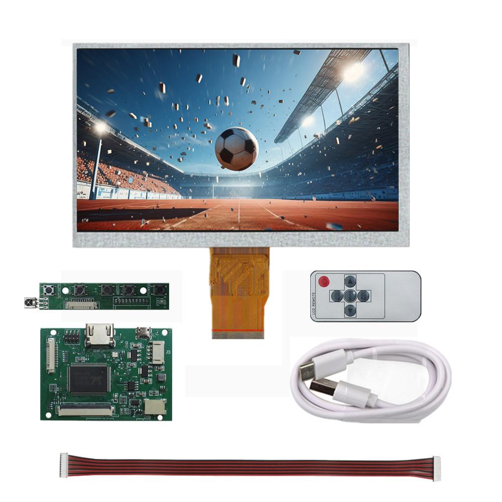 7-inch IPS high-definition LCD display screen+driver control board display module HDMI-compatible Raspberry Pi Banana Pi Portable monitor