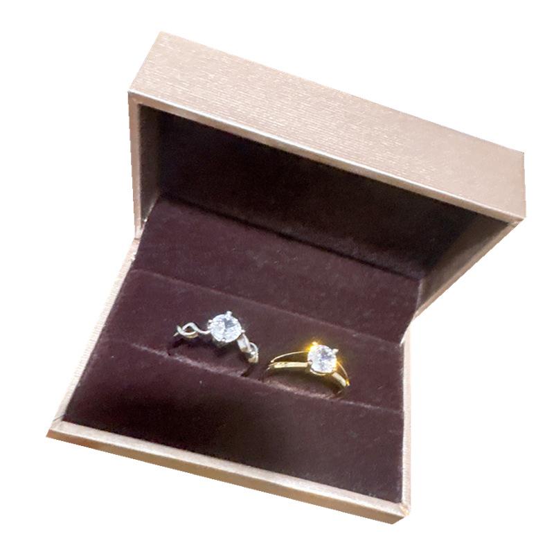 10Pcs Open simple zirconia ring, adjustable colorful zirconia ring, versatile finger ring, party accessory