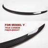 Heenvn Car Rear Trunk Wing Spoiler For Tesla Model 3 2017-2023 Model Y 2021-2024 Real Carbon Fiber Spoiler Exterior Accessories