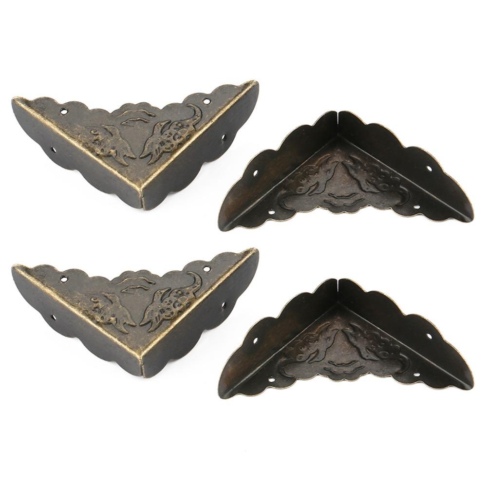 12pcs Solid Construction Metal Corner Protectors Decorative Corner Protectors For Cabinet