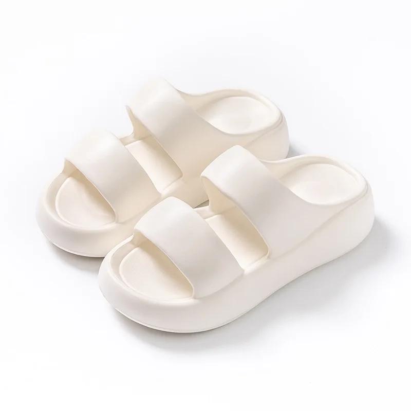 Fashion Eva Cloud Slippers Women Summer 2025 Thick Platform Soft Sole Outdoor Slides Woman Beach Casual Slip On Sandals Shoes