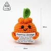 Hand-Woven Crochet Doll Positive Energy Potato Funny Vegetables Fruits Toy Emotion Expression Gift Pocket Hug Knitting Ornaments