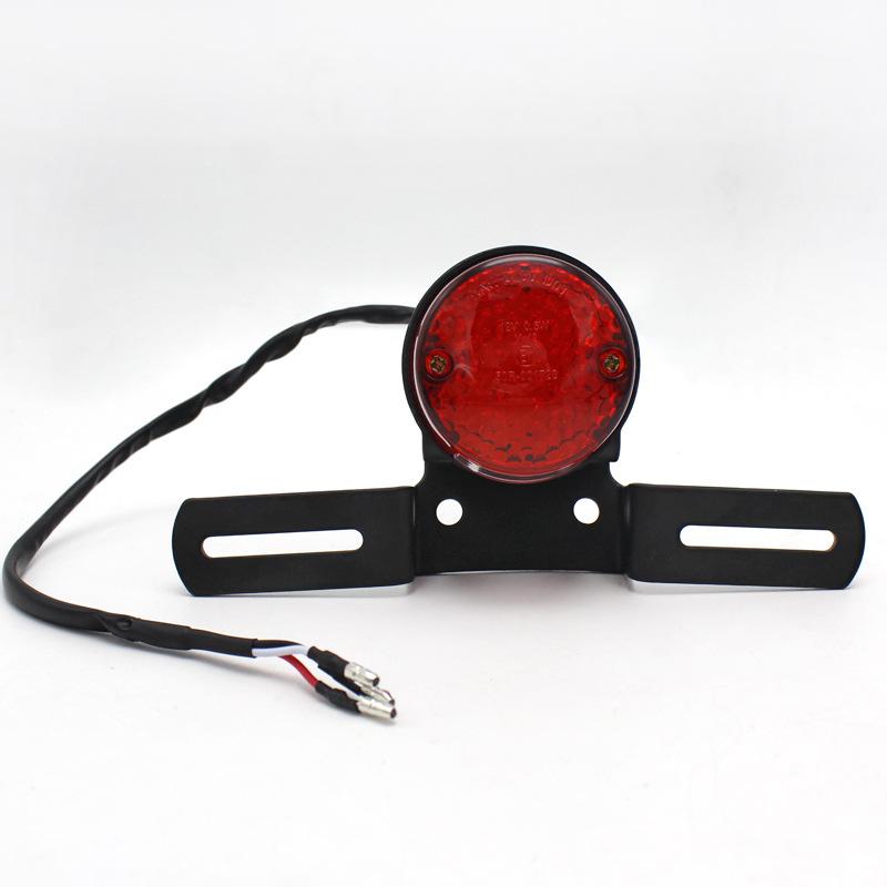 Motorcycle Tail Light 12V Halogen Moto Rear Lights Brake Stop Light For Harley Honda Cafe Racer Custom Bobber Chopper