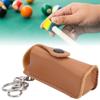 Billiard Pool Cue Needle Bag Tip Repair Stick Shaper Tool Storage Case with Key Chain