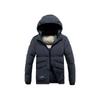 Lightweight Cotton Coat Men's Winter Solid Color Graphene Slim Fit Removable Hat Thickened Hooded Jacket Men