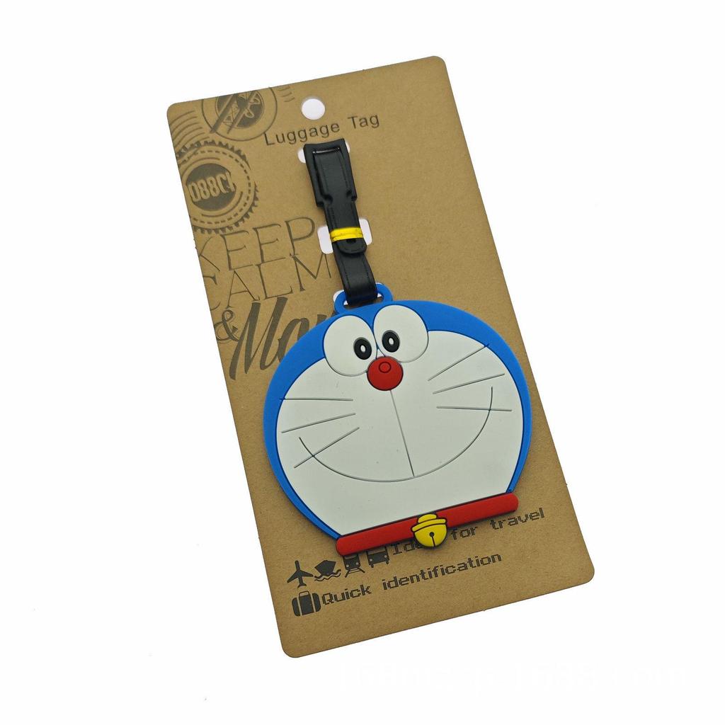 Anime Character Luggage Tag: Featuring Naruto, Dragon Ball, and Doraemon Designs