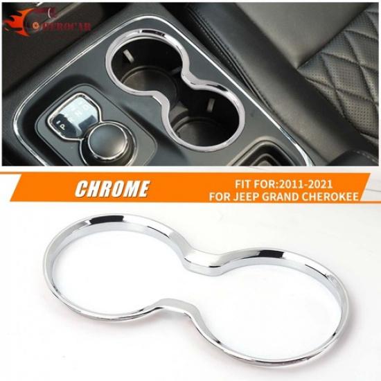 Chrome Gear Shift Cup Holder Cover For 2011- Durango/Grand Cherokee Interior
