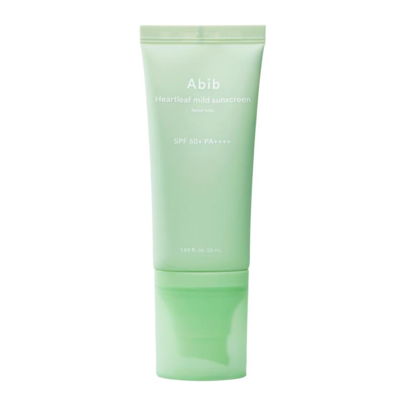 

Abib Heartleaf Mild Sunscreen Relief Tube SPF50+ PA++++ 50ml