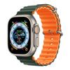 Ремешок из двухцветного силикона Apple Marine для часов 8/7/SE/Ultra Sports