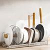 Smooth Polishing Pot Lid Storage Rack Kitchen Drainage Storage Rack  Kitchen Organization