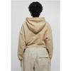 Sweatshirt À Capuche - Urban Classics - Beige - Manches Longues - 100% Coton - Coupe Oversize