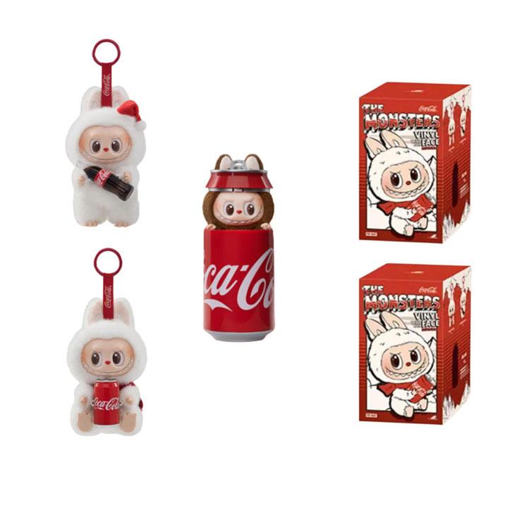 New POP MART X Coca Cola Labubu Vinyl Doll Blind Box Products Single Mystery Box/Full Box 6 Pcs PPMT-2412-0028