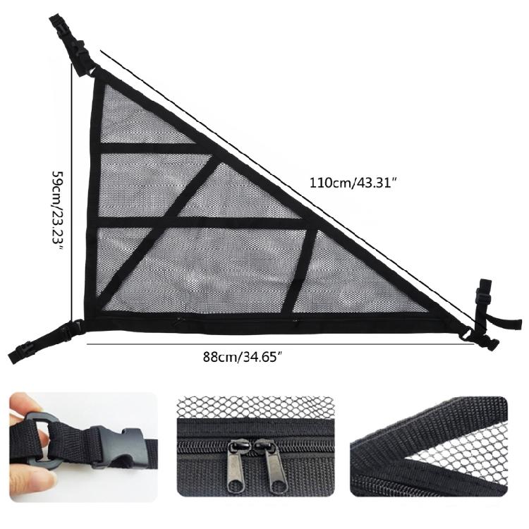 Car Roof Ceiling Cargo Net Mesh Storage Bag Pouch Organizer For Campers Caravans
