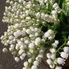 6X Artificial Faux Lily of The Valley Bouquet Outdoor Wedding Flower Decor