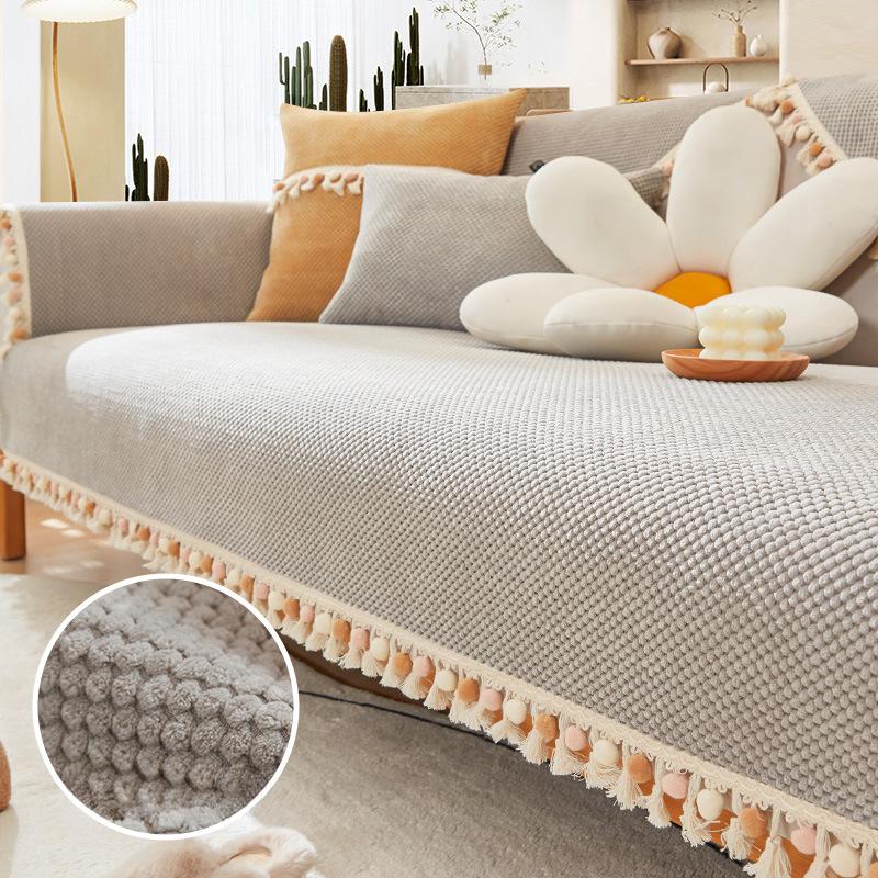Sofa Cushion All-Season Universal Seat Cushion Sofa Cover 2024 New Simple Modern Cover Towel Cushion