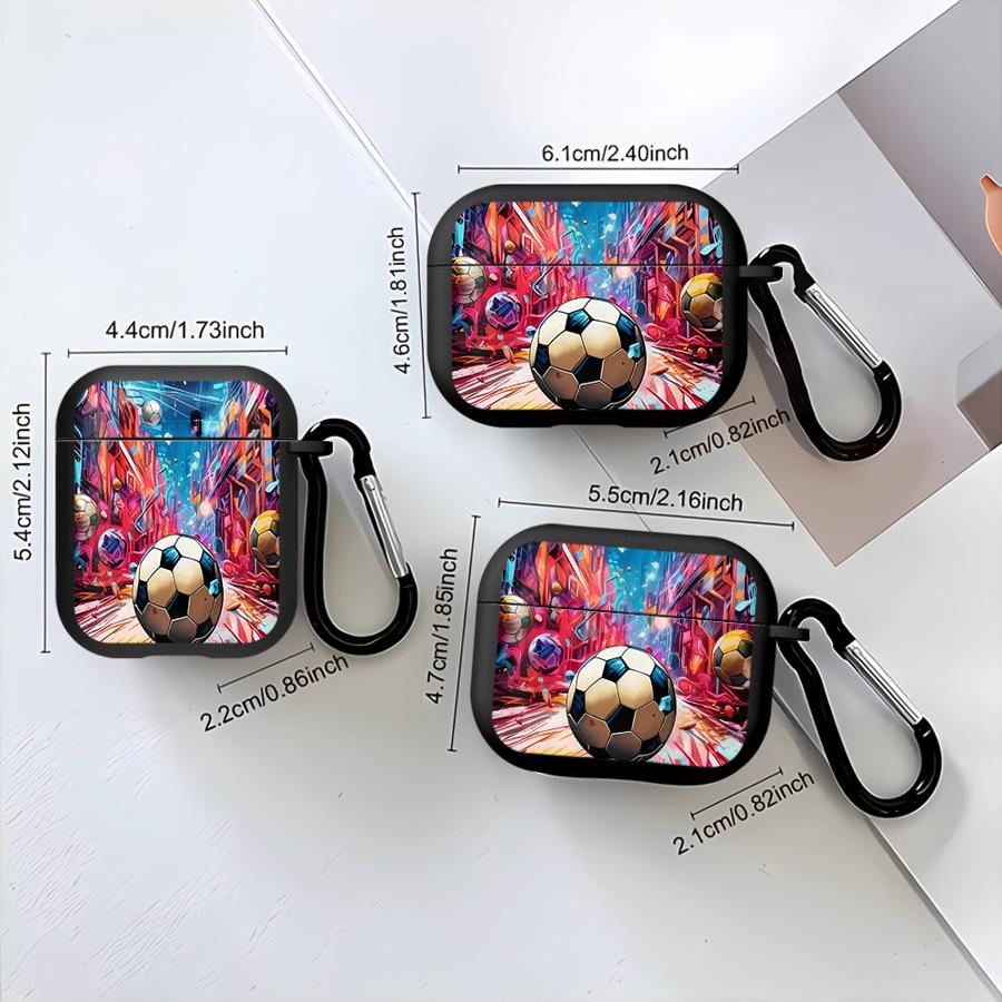 Football Graffiti Earphone Cases Cover Case For Airpods Pro3 Pro2 2 3 4 Pro 1