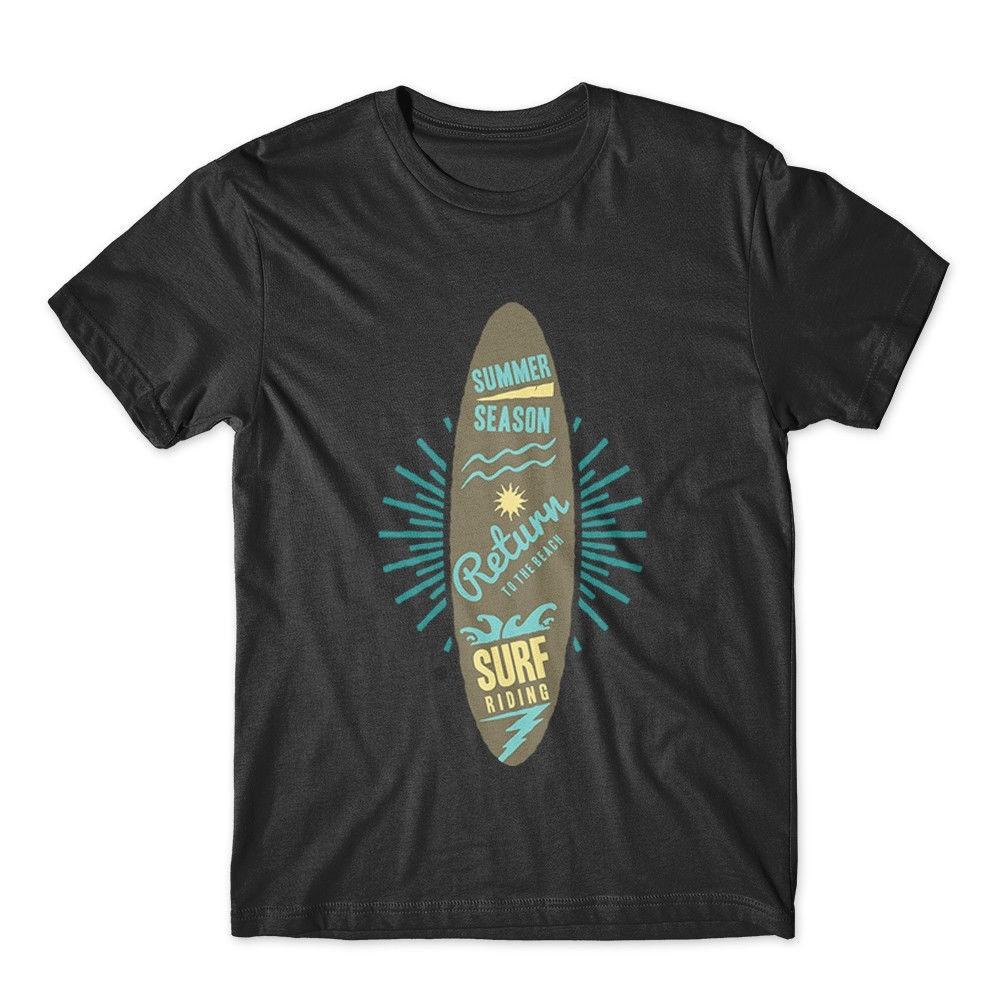 Surf Riding T-Shirt. 100% Cotton Premium Tee NEW