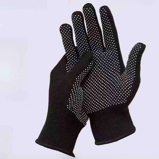 Nitrile Dot Grip Work Gloves - Anti-Slip, Abrasion Resistant for Driving, Handling, and Labor Protection, Unisex Thin Coated Gloves