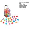 1 Set Cute Turtle Miniatures 24 Fruit And Vegetable Design Tiny Turtles in Mini Luggage Box Glow-in-The-Dark Resin Turtles for Kids Party Favors