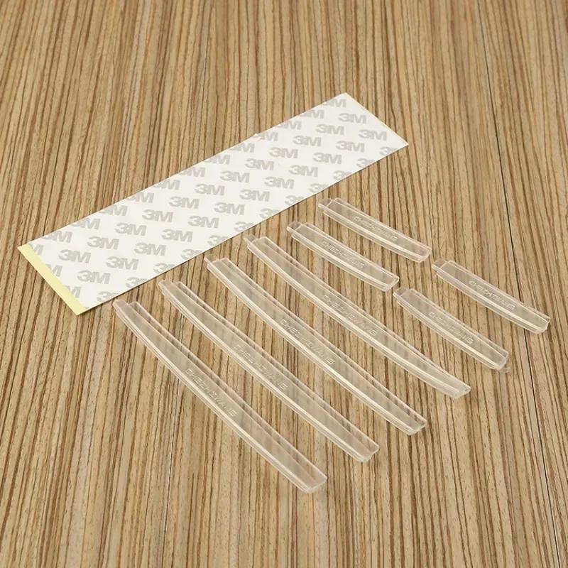8Pcs/Set Car Door Protector Strip Auto Door Crash Bar Bumper Buffer Trim Guard Edge Corner Car Decoration Accessories