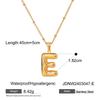 Stainless Steel Letter Necklace Pendant, High-end Collar Chain, Titanium Steel Jewelry for The Neck.