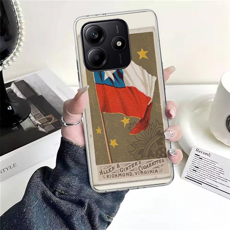 

Chile Flag Soft Phone Case For Xiaomi Redmi Note 15 14 14S 13 12 Pro Plus 12S 11 11S 11E 10 10S 11T 5G Fundas Coque Redmi Note 1 Redmi Note 13 5G