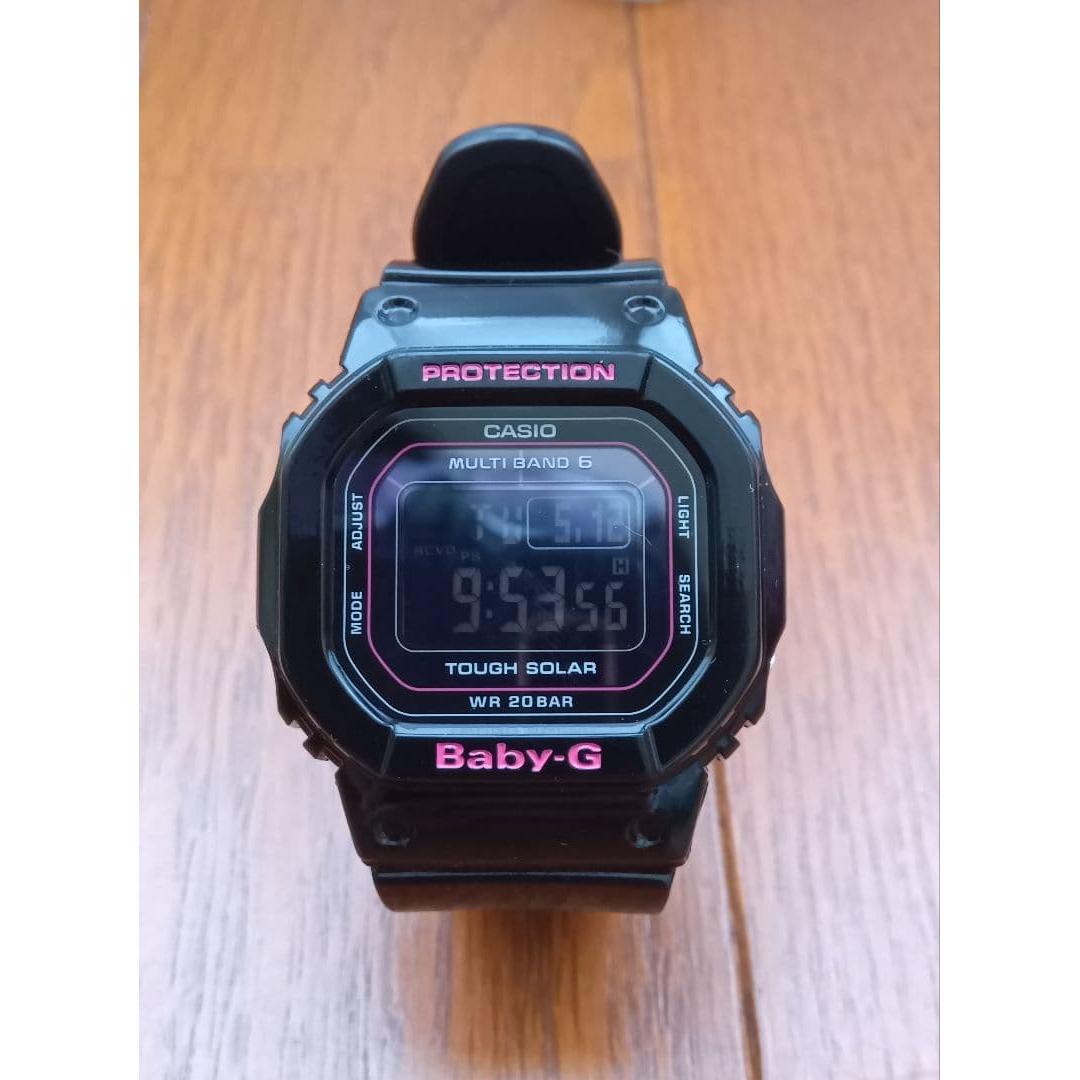 Хорошее состояние Casio Baby-G Радио-Солнечные Tough BGD-5000 Черные