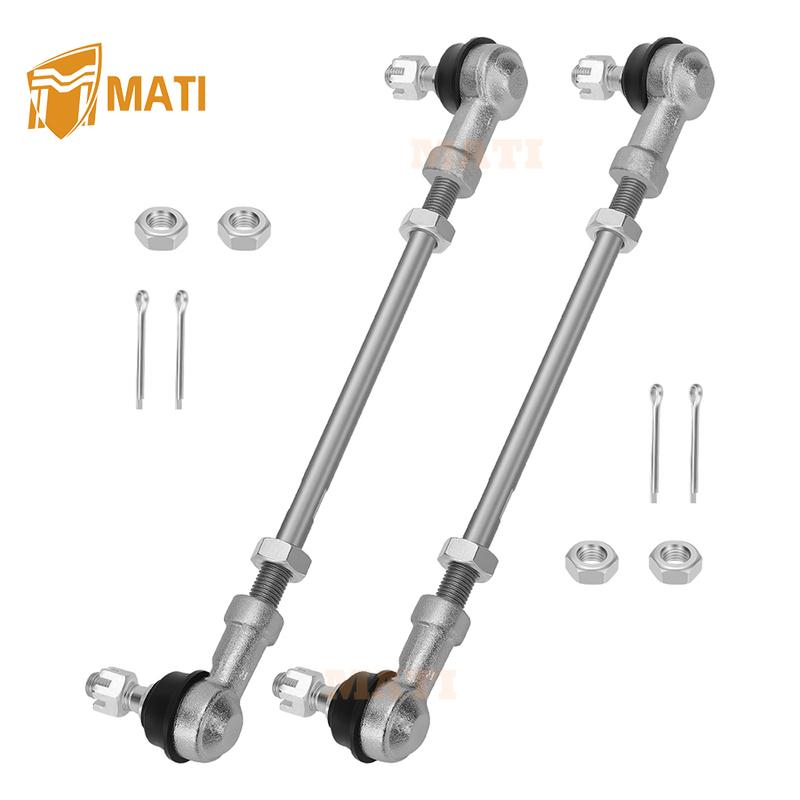 M MATI 2Pcs Tie Rod Set for Polaris Scrambler 50 90 Sportsman 90 2001-2003 0450503 0450504 0450919 0450918
