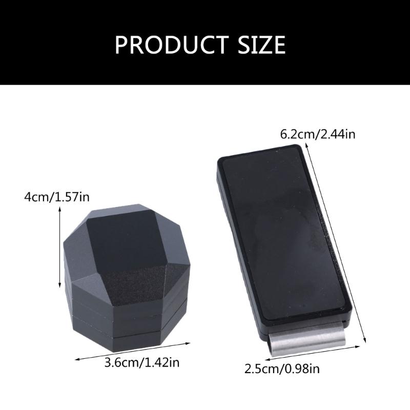 Magnetic Billiard Chalks Case Box with Fixed Clip 3-Layer Pool Chalks Holder Billiard Chalks Case Pool Snooker Accessory