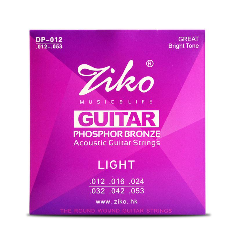 

Lio ZIKO Phosphor Bronze Acoustic Guitar String Set (1st-6th) for Beginners