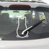 Rear Window Wiper Decal Cute Cat Sticker 3D Funny Party Cartoon Vinyl Bumper Windshield Sticker Home Wall Waterproof Decals
