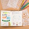 Plantilla de viñetas para diario, juego creativo de 12/20 piezas, reglas de encaje, planificador de plástico, plantilla de dibujo artesanal
