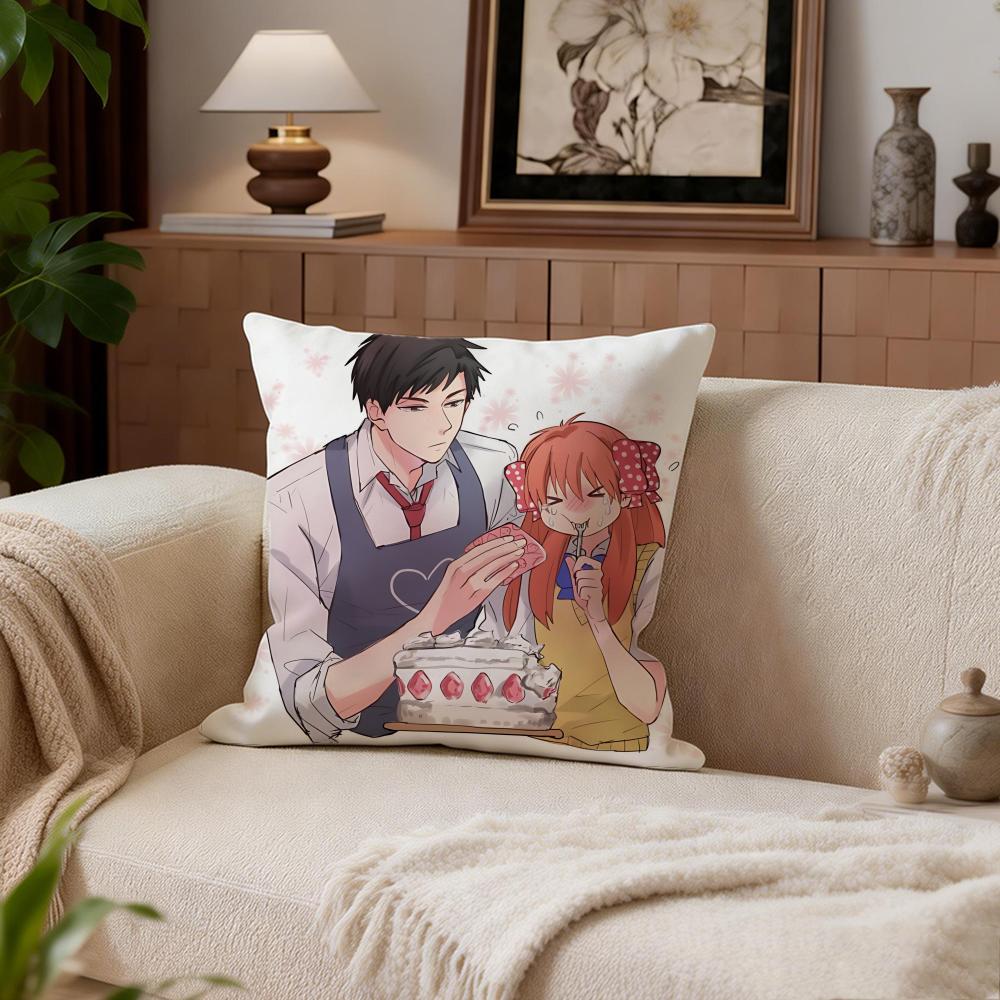 Comedy Monthly Girls Nozakikun Kissenbezug Kissenbezug Set 4 Stück 50x50 45x45 40x40 Kissenbezug Dekorativ Sofa Heimdekoration
