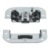 4Pcs Spring Loaded Butterfly Twist Lock Buckle Security Lock Heavy Duty Air Box Lock Alloy Recessed Mount Flight Case Lock