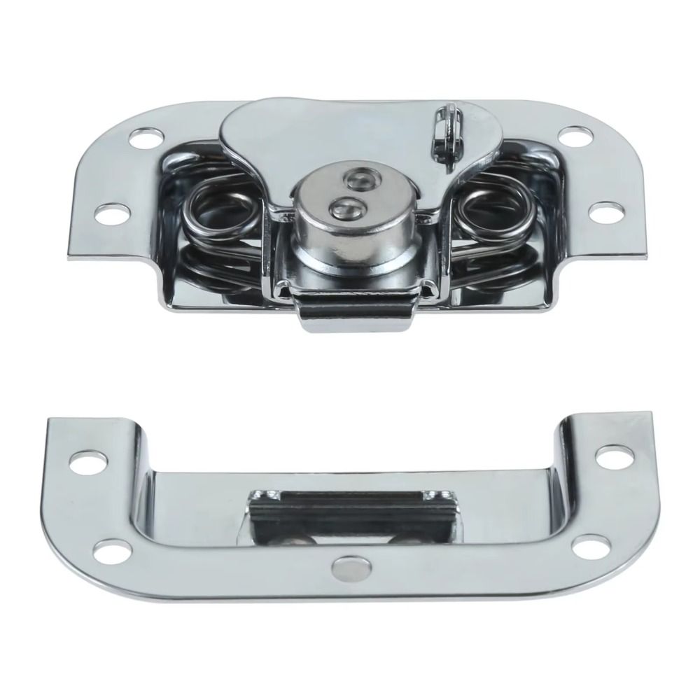 4Pcs Spring Loaded Butterfly Twist Lock Buckle Security Lock Heavy Duty Air Box Lock Alloy Recessed Mount Flight Case Lock