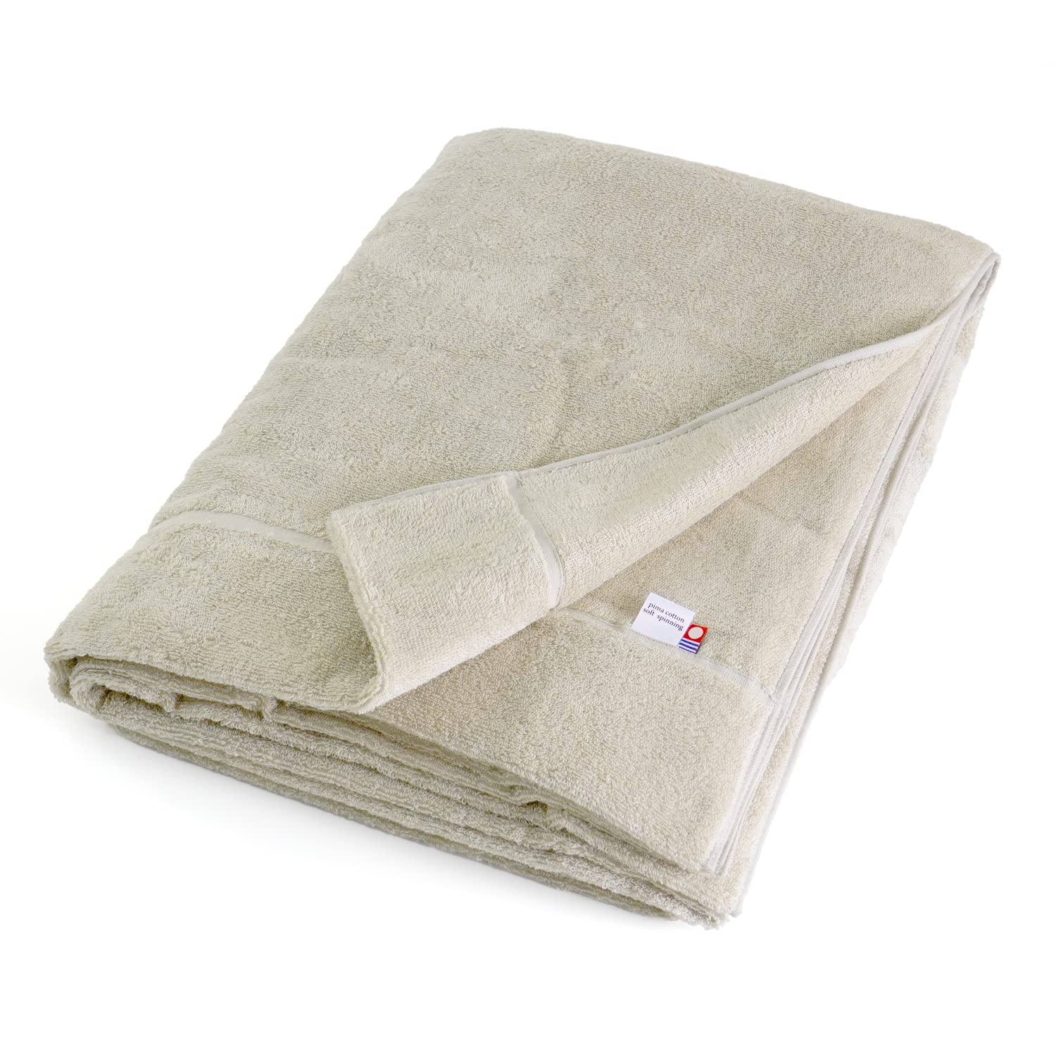 

oruTa Imabari Single Towel Fluffy Pima Air All 140 x 190 Beige Blanket, Summer, 100% Cotton, Blanket, Thin, Lightweight, Washable, Season, Approx. cm, бежевый