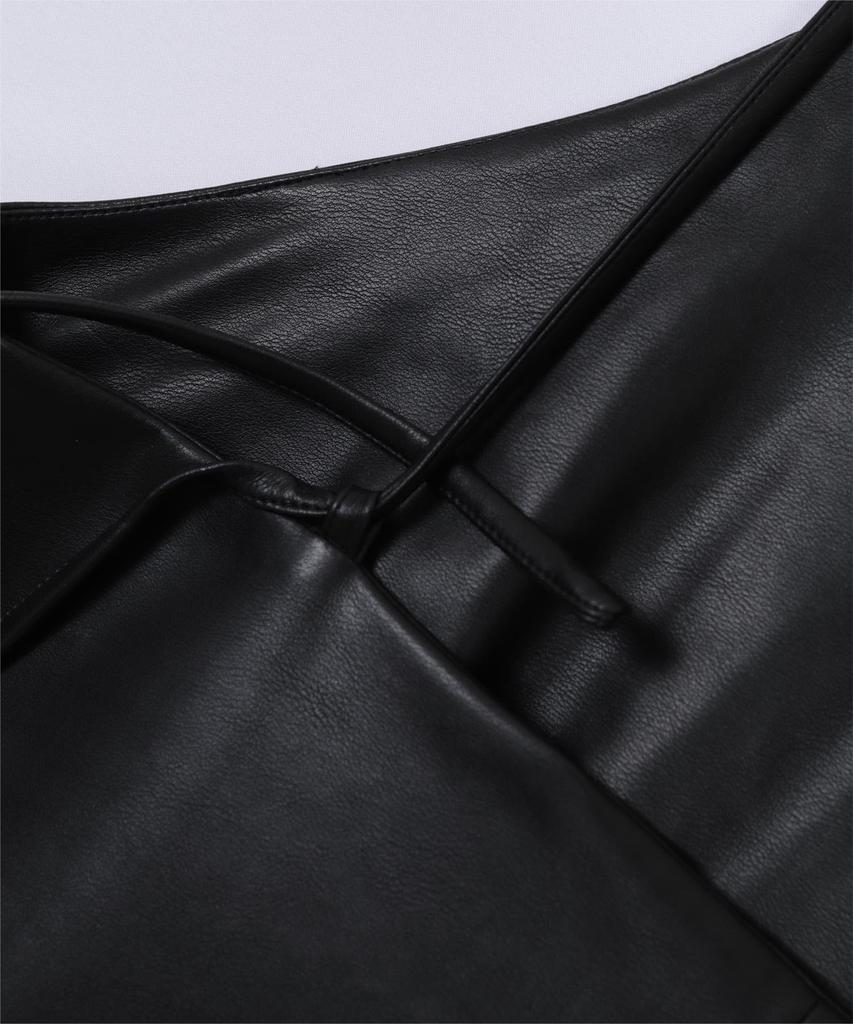 Yours Faux Leather Overall Dress Light Beige BGXU1932, Women's, Medium,