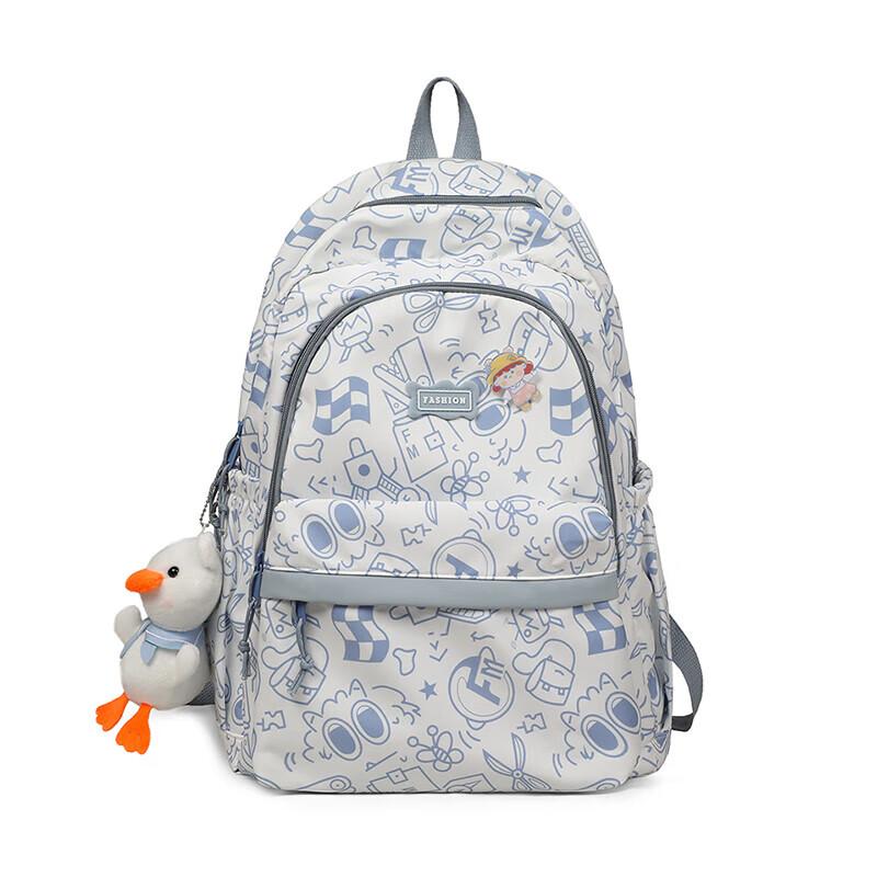 Viney Backpack for Girls, Cute College High School Middle School Elementary Student Large Capacity