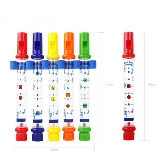 Water Flute Toy Kids Children Colorful Water Flutes Bath Tub Tunes Toys Fun Music Sounds Bathtub Shower Pool Bathroom Toy
