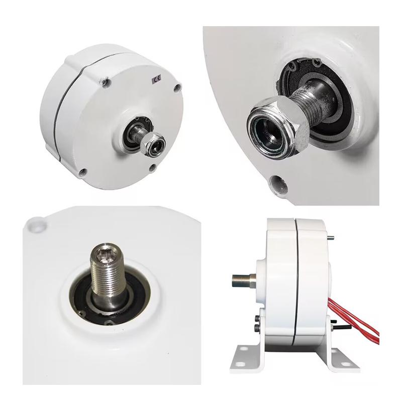 Low Speed 500RPM 10000W 12V 24V 48V 3 Phase Gearlessermanent Magnet Generator AC Alt Pernators For Wind Turbine DIY