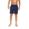 Men's Double-Layer Printed Beach Shorts Drawstring Swim Trunks