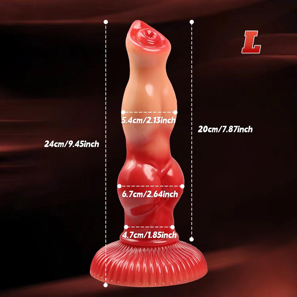 Huge Silicone Animal Dog Dildos Realistic Big Knot Penis Female Vaginal Masturbation Device Anal Plug Adults Sex Toys For Men18+