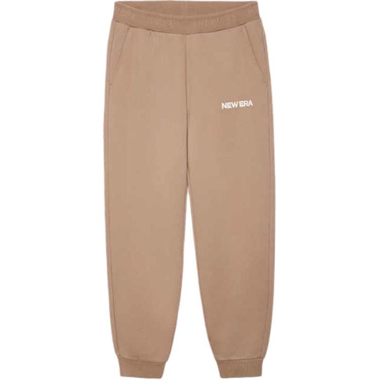 New Era FW24 Extraordinary Comfort Series Cuffed Casual Simple Knitted Sports Pants Unisex bottoms Khaki 14455387