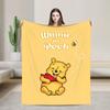 Winnie the Pooh Blanket Cute Cartoon Flannel Awesome Warm Throw Blankets for Bedding Lounge Spring Autumn