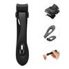 Stainless Steel Nail Clipper Portable Nail Cutter Trimmer Manicure Pedicure Tool Small Black