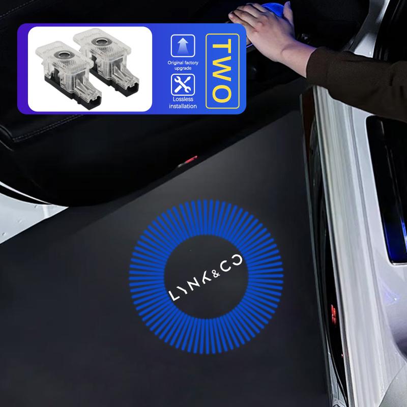 

Led Car Door Logo Light Courtesy Laser Projector For Lynk&Co 01 02 03 05 09 Car Accessories 2PCS
