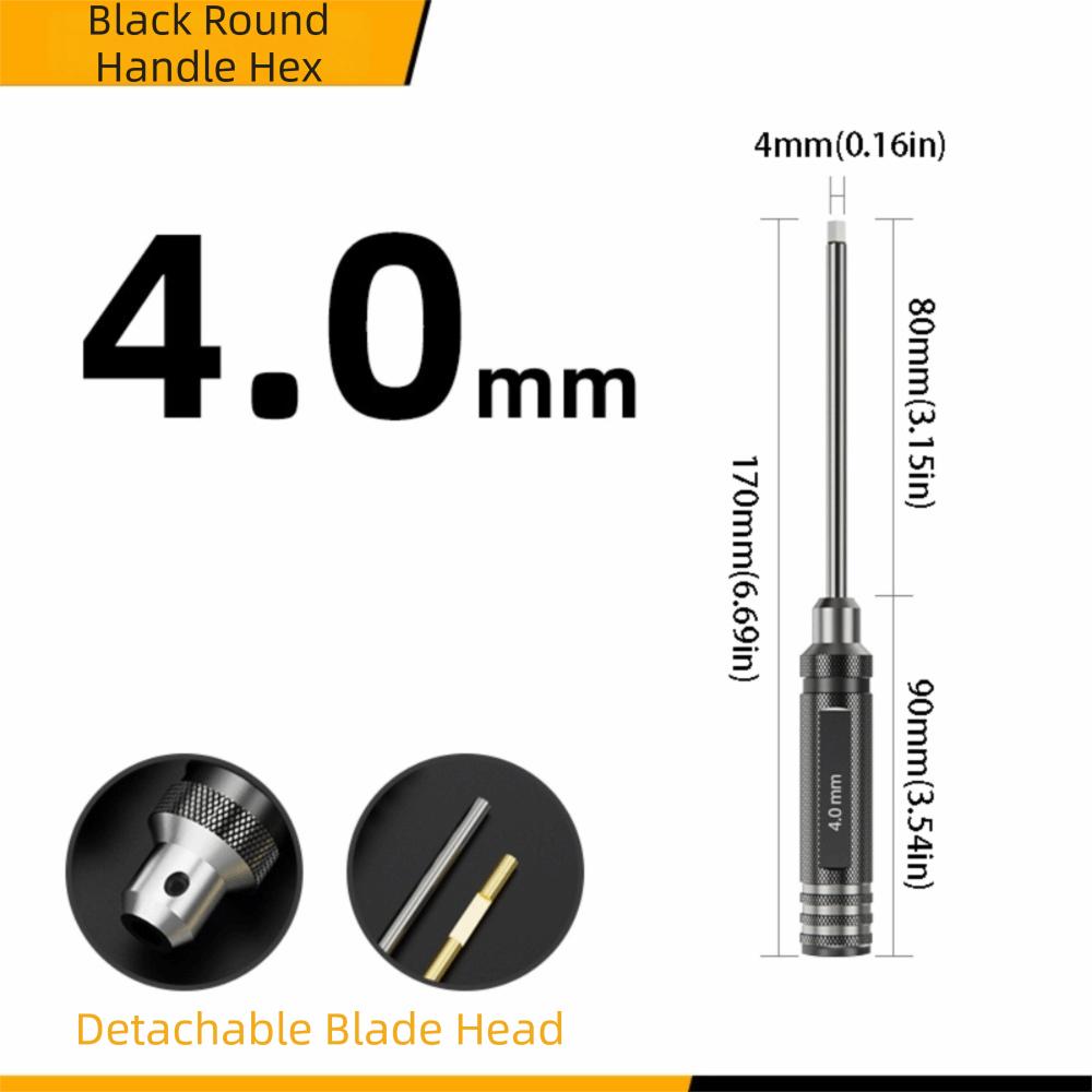 High-speed Steel Hex Screwdriver Tool TiNi Coating Precision Hex Driver  Airplane Repair