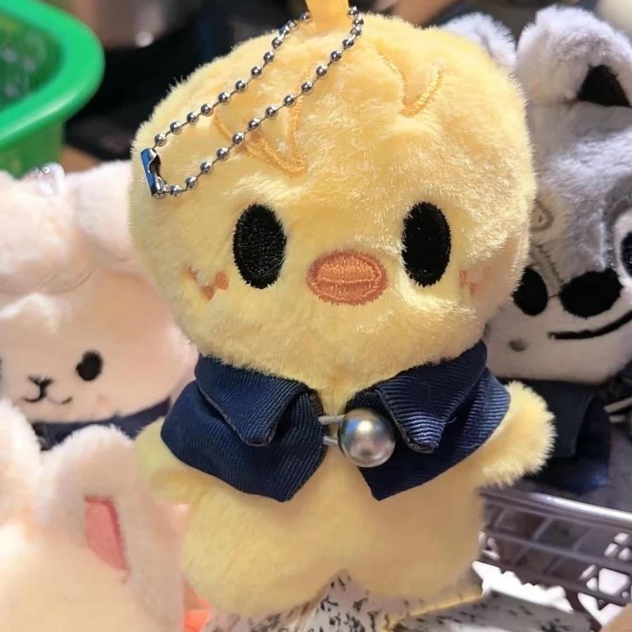 Chaveiros de Boneco de Pelúcia Academia de Magia Stray Kids Pingente de Figura Chaveiro Pingente Porta-Chaves Decoração de Bolsa