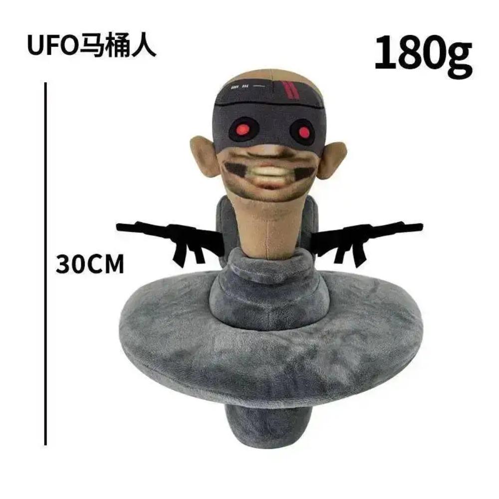 Skibidi Toilet Titani TV Man Speakerman Cameraman Peluche Titani Drill Man Clock Speaker Man Camera Man Peluche Giocattolo Morbido